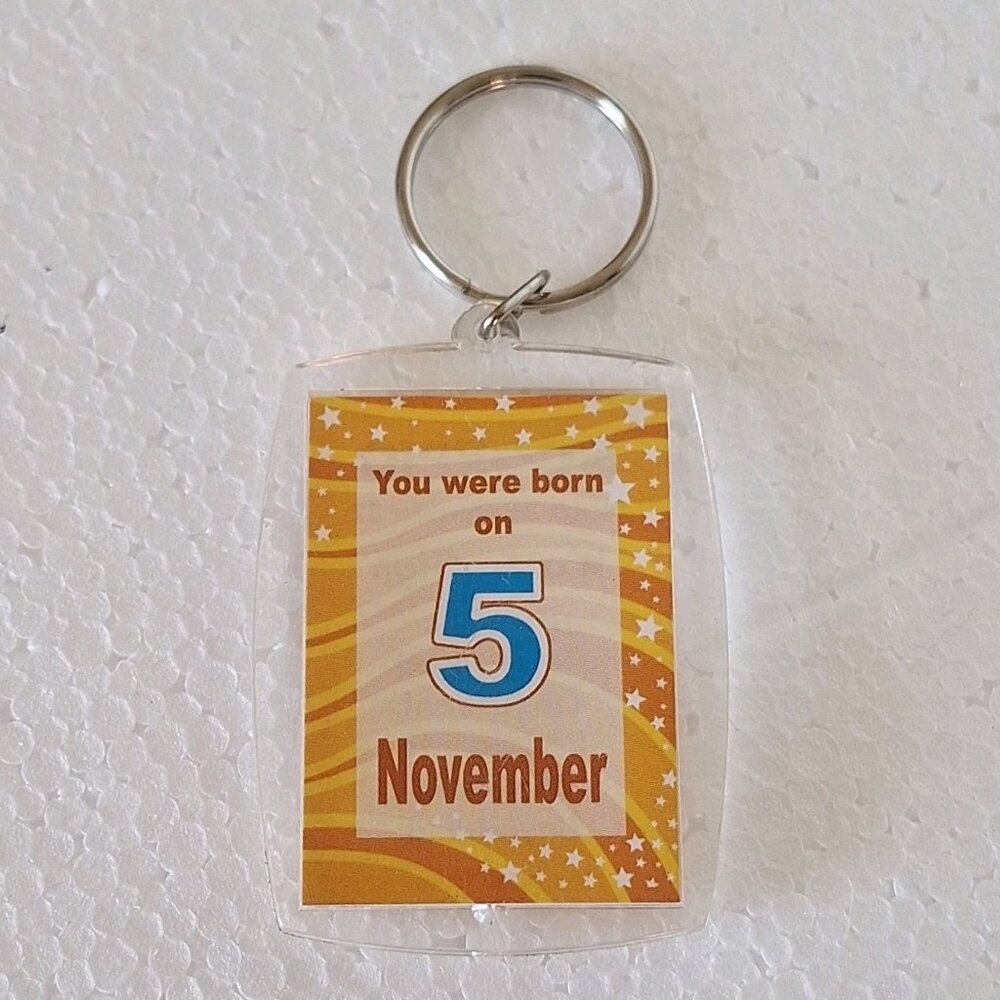 NOVEMBER 5  SCORPIO KEYCHAIN